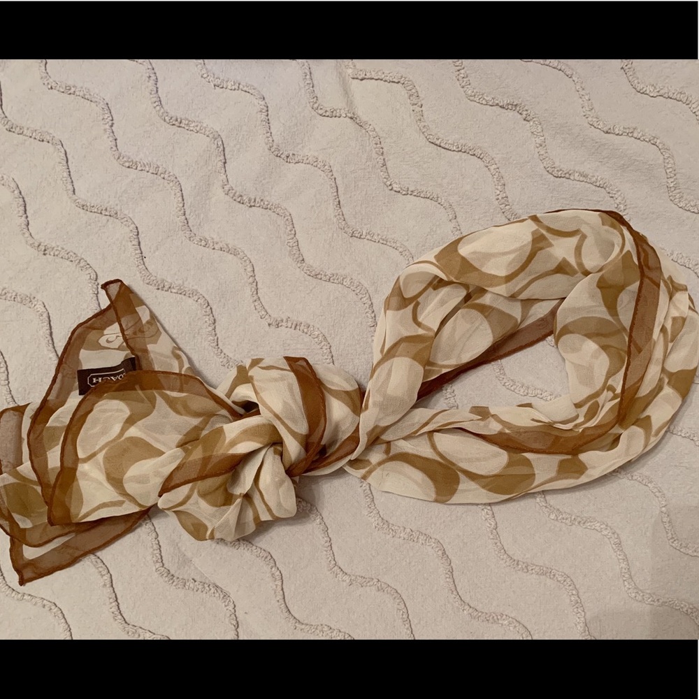 Coach Chiffon Scarf